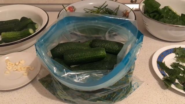 Малосольные огурцы готовим в пакете без воды смотреть онлайн