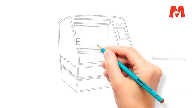 How to Draw an Automated Teller Machine | Drawing of an ATM смотреть онлайн