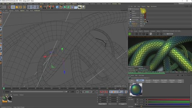 Cinema 4d & Octane - DRAGON TAIL 3D ANIMATION + Plugin + ( Project file ) смотреть онлайн