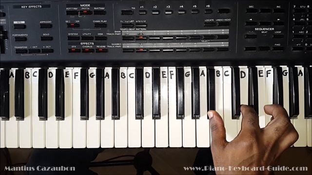 How to Play the B Flat Major Chord on Piano - Bb maj смотреть онлайн