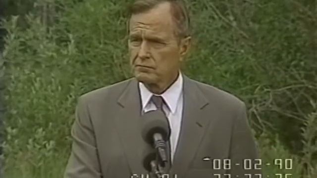 Iraqi Invasion Of Kuwait (George H.W  Bush & Margaret Thatcher)