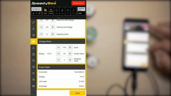 SpeedyBee App ? Настраиваем Betaflight на телефоне