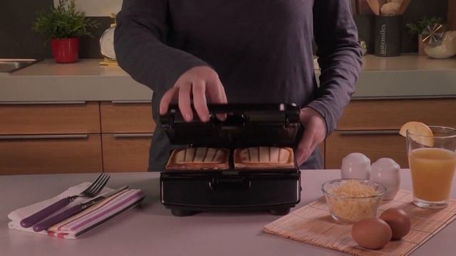 Tefal Snack Collection no.1 Croque-Monsieur Plates смотреть онлайн