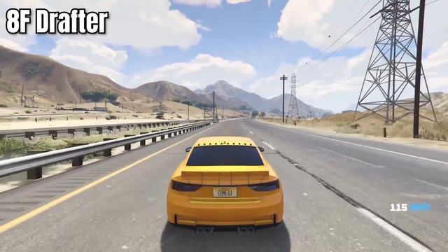 GTA 5 ONLINE - PARAGON R VS 8F DRAFTER VS JUGULAR VS KOMODA (WHICH IS FASTEST?) смотреть онлайн