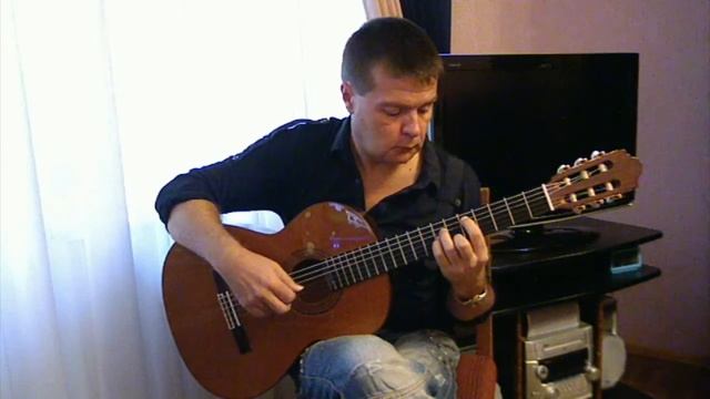 Milonga (by Jorge Cardoso). Classical guitar V. Sharii смотреть онлайн
