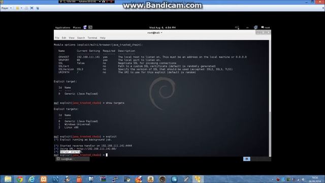 Kali Linux Tutorials - JRE Exploit (Metasploit) #019 смотреть онлайн