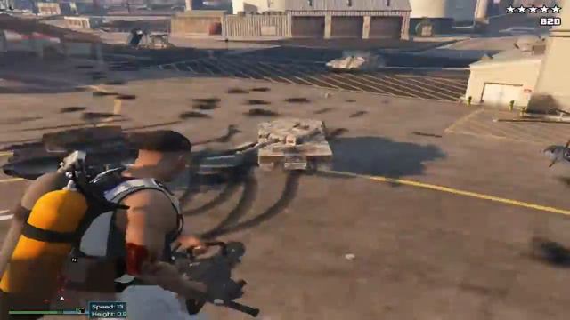 РЕАКТИВНЫЙ РАНЕЦ В GTA 5:  Mods - 