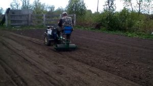 мотоблок нева мб-2 и самодельный каток