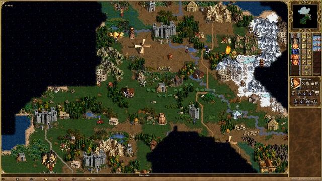 #1. HoMM3. Игра престолов! Роб Старк - Покоритель севера! Карта A Song Of Ice And Fire New!