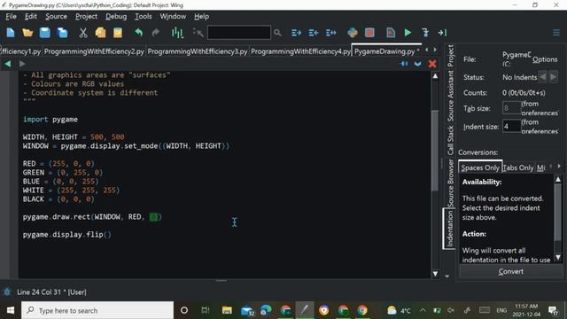Pygame Generics and Drawing | Pygame Ep. 1 | Python Programming Series смотреть онлайн