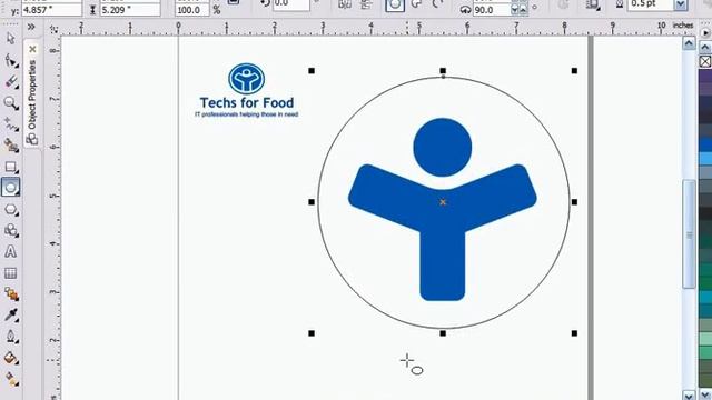 Создание логотипа в CorelDRAW смотреть онлайн