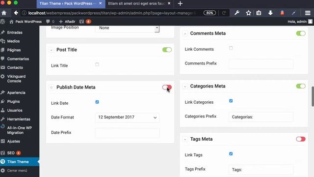 Packs WordPress con Framework Gantry 5: Configuración de Contenidos смотреть онлайн