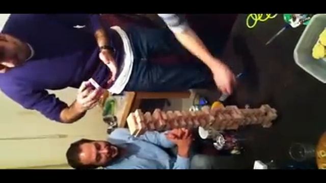 Jenga 43 Stories - World Record! смотреть онлайн
