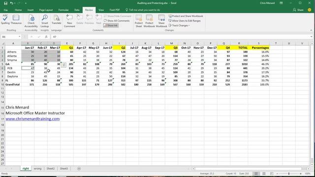 Protect cell ranges in Microsoft Excel by Chris Menard смотреть онлайн