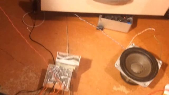 Усилитель на TDA7294:первый запуск смотреть онлайн