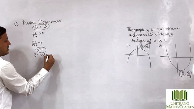Class 10-Polynomials- RD sharma- Pg 2.20, Ex-2 The graphs of y=ax^2+bx+c are given.Signs of a b c смотреть онлайн