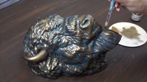 Серебро, Бронза, Медь, Золото. Имитация благородных металлов акриловыми красками. МК Удовиной Наташ