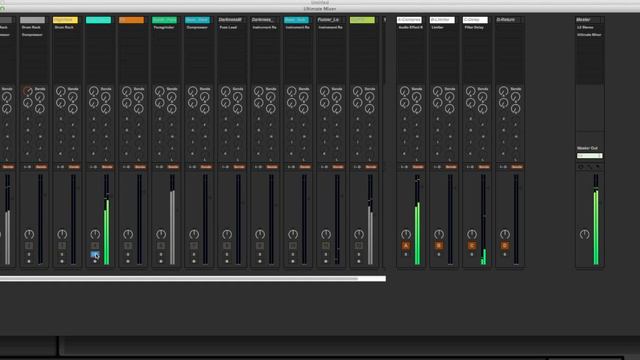 Dual Monitoring in Ableton Live with Ultimate Mixer смотреть онлайн