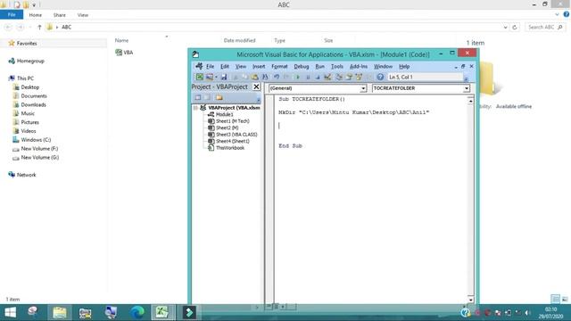 VBA Tutorial - How To Create/Delete Folder смотреть онлайн