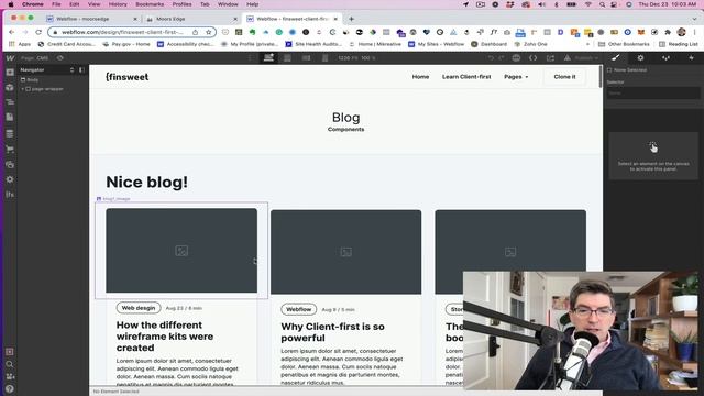 Wireframing with Webflow and Finsweet's Client First смотреть онлайн