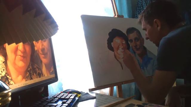 Портрет маслом - достойный подарок на юбилей. смотреть онлайн