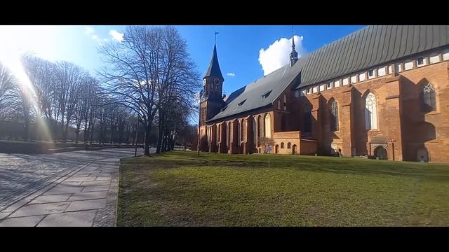 Калининград.Кафедральный Собор.Могила Иммануила Канта смотреть онлайн
