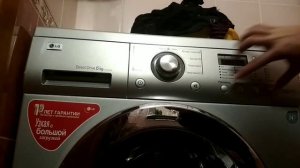 Тест драйв стиральной машины LG,получилось