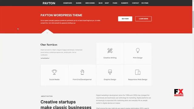Payton - Business Creative WordPress Theme Lamont Wiley смотреть онлайн