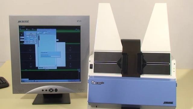 Сканер Microtek MII-900 Plus - демонстрация сканирования смотреть онлайн