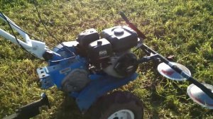 Мотоблок Нева МБ Компакт с роторной косилка Заря,обзор!