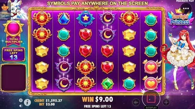 INSANE 1400X WIN ON STARLIGHT PRINCESS!! (bonus buys) смотреть онлайн