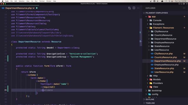 10 Filament Navigation Group And Icons - Laravel Filament Tutorial