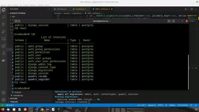 Web app com Python, Django e PostgreSQL смотреть онлайн