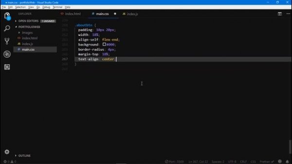 Responsive Portfolio Website Tutorial | HTML and CSS