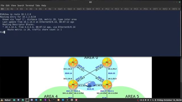 44 - OSPF Deep Dive: Inter-Area Prefix Filtering with Filter-List смотреть онлайн