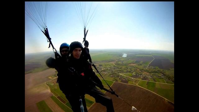 Падение в свободном планировании на параплане | The decline in free planning on a paraglider смотреть онлайн