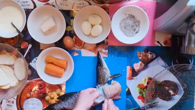 Фаршированная щуку. Часть 1 Как снять шкуру со щуки чулком. смотреть онлайн