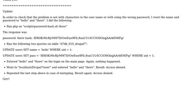 Drupal: Access denied after installation смотреть онлайн