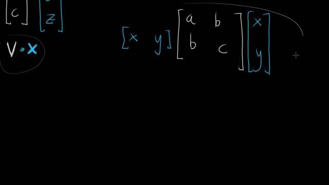 Expressing a quadratic form with a matrix смотреть онлайн