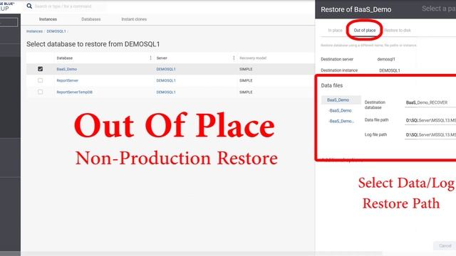UNIVERGE BLUE BaaS Command Portal Walkthrough: SQL DB Restore смотреть онлайн