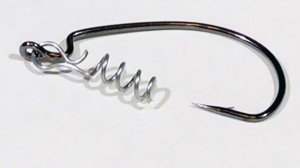 Как сделать офсетный крючок со штопором.