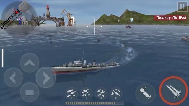 Обзор WARSHIP BATTLE 3D World War II на Android и iOS смотреть онлайн