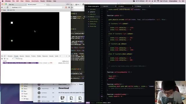 Learning Phaser Building Snake Game Ep1 смотреть онлайн