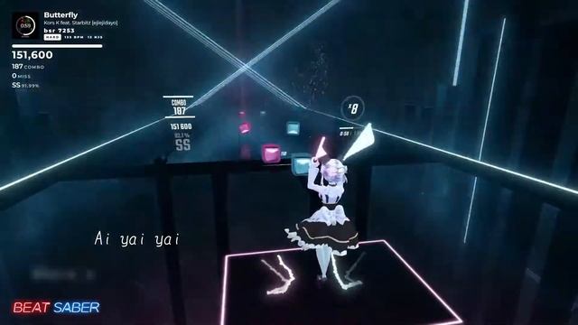 【BeatSaber】Butterfly kors k feat.Starbitz【低スペックPCとOculus Quest 2だけでトラッキング】 смотреть онлайн