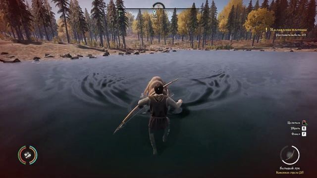 Medieval Dynasty 1.5.1.2 Не шутите с Зубром! Демо атаки Зубра в "режиме бога" в глубоком озере. смотреть онлайн