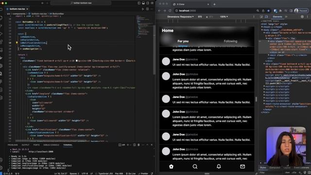Build X's Bottom Nav with Next.js 13 and Tailwind CSS смотреть онлайн