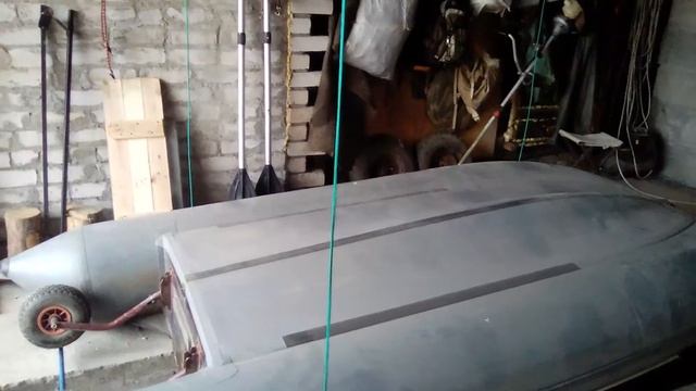 лебедка для лодки в гараже смотреть онлайн