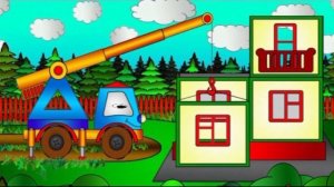 Мамино солнышко - Весёлая мозаика-Подъёмный кран