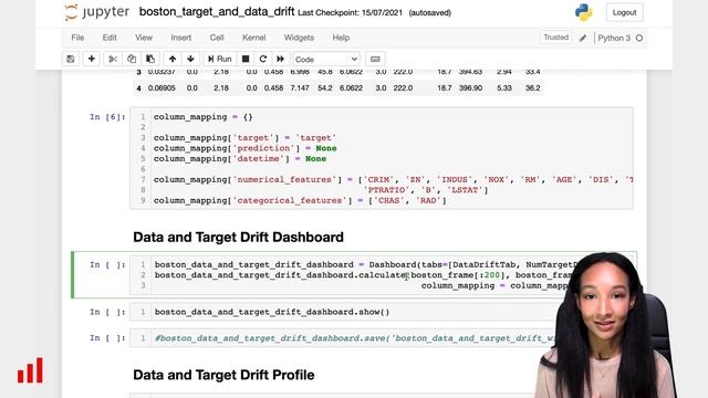 Using column mapping in Evidently reports смотреть онлайн
