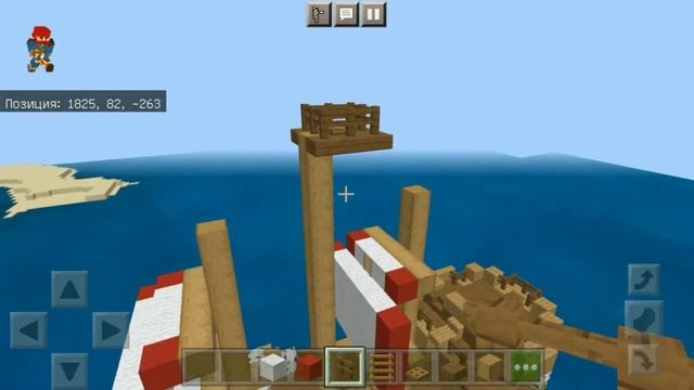 КАК ОТРЕСТАВРИРОВАТЬ ЗАТОНУВШИЙ КОРАБЛЬ В МАЙНКРАФТ BEDROK | ПОСТРОЙКИ